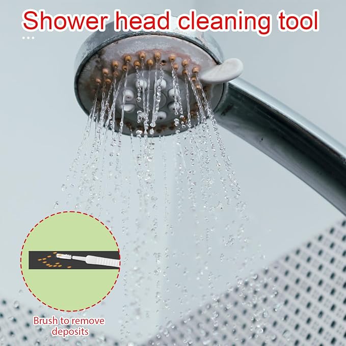 70pcs Shower Head Cleaner Tools, 2 Styles Shower Head Cleaning Picks Brushes - Image 5