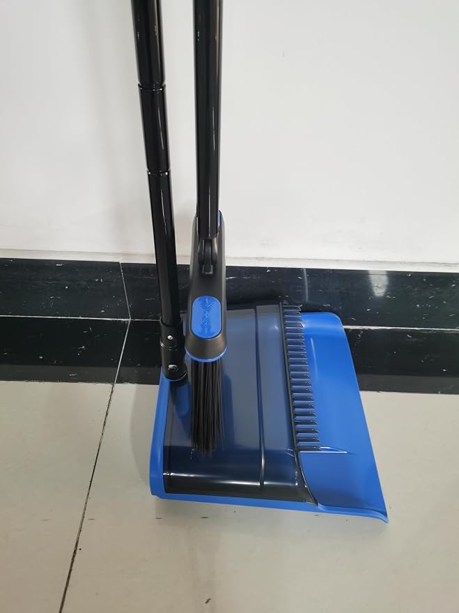 JEHONN Broom and Dust Pan, Upgraded Large Foldable Dustpan - Image 12
