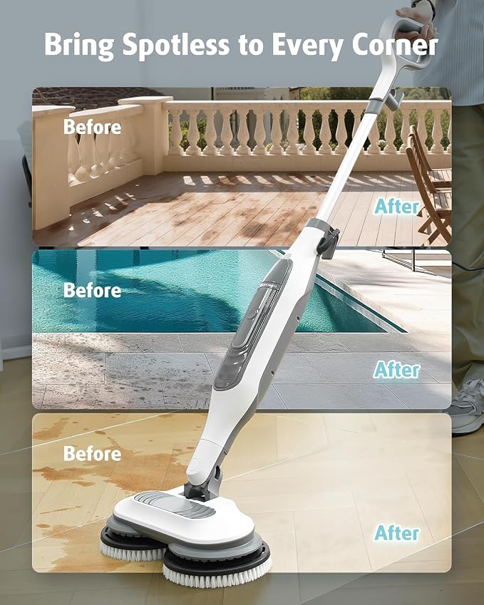 AIR U+ Newly Upgraded Steam Mop Replacement Brush Pads - Image 3