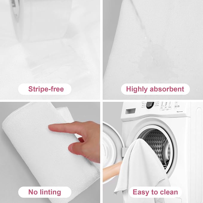 4 Pcs Extra Large Microfiber Cleaning Cloth 30 x 20 Inch Reusable Thick - Image 5