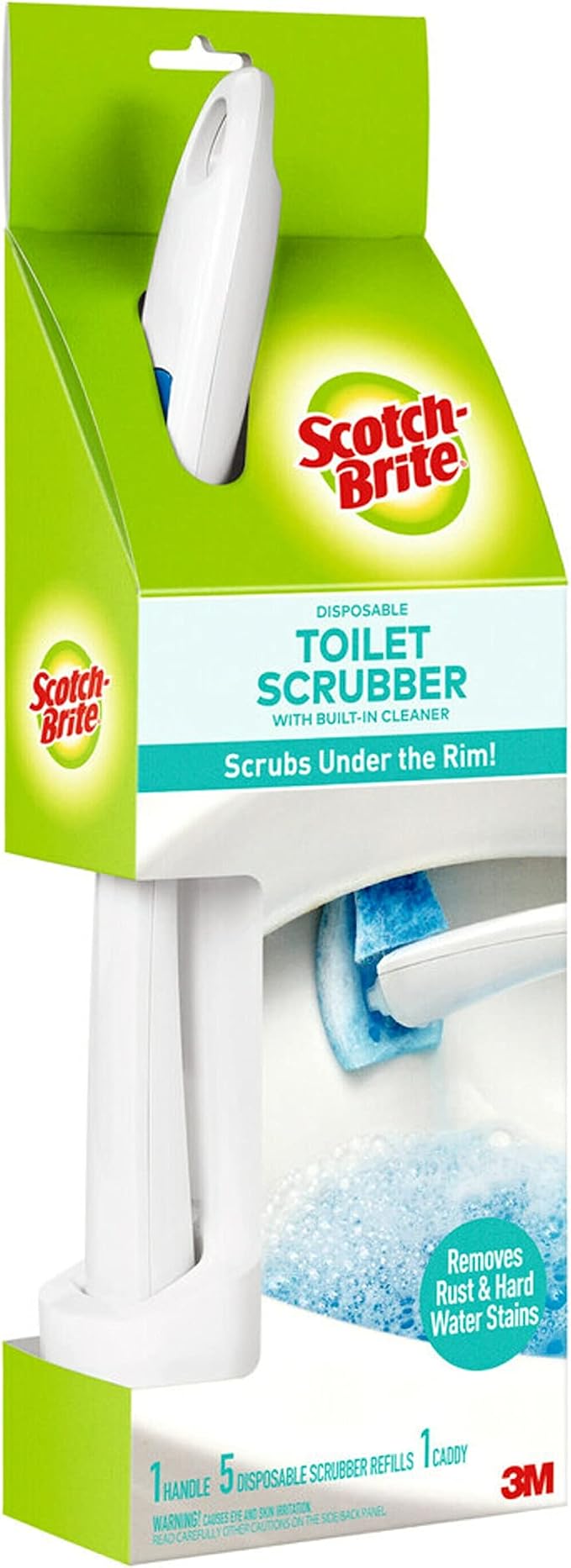 Scotch-Brite Disposable Toilet Scrubber Starter Kit, Disposable Refills - Image 14