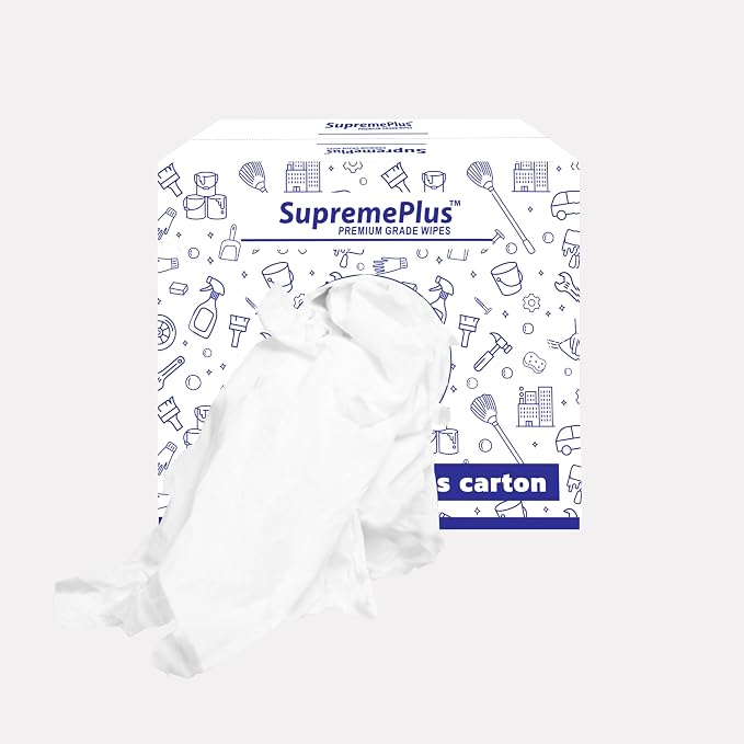 Premium White T-Shirt Cleaning Rags – White Cotton Rag - Image 2