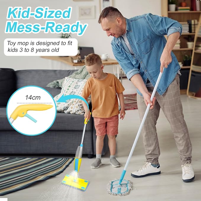 Spray Mop Kids Montessori Love Toy Set - Image 3