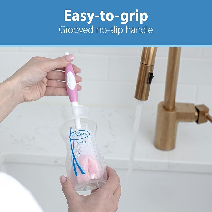 Dr. Brown's Reusable Sponge Baby Bottle Cleaning Brush - Image 5