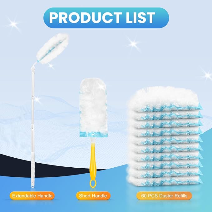 Duster Refills Compatible with Swiffer® Duster, Unscented Dusters - Image 7