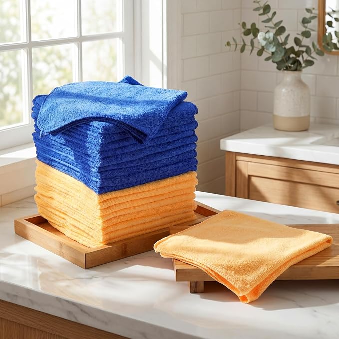Nuenen 60 Pcs Microfiber Cleaning Cloths - Image 2