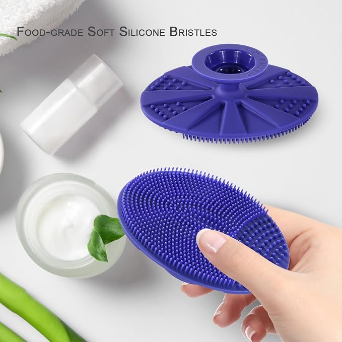 INNERNEED Silicone Face Cleansing Scrubber, Exfoliating Scrub Manual Handheld - Image 5