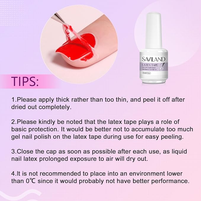 SAVILAND Gel Polish Liquid Latex - Image 6