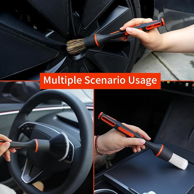 Car Drill Brush, Drill Brush for Air Vent Automotive Interior Exterior - Image 7
