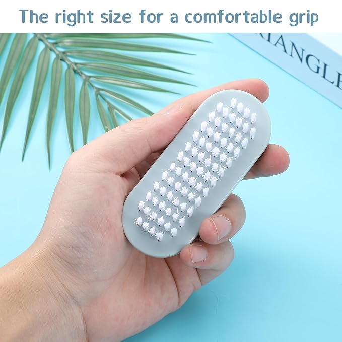 4 Pack Nail Brush for Cleaning Fingernails, Two Sided Fingernail Scrub Brush - Image 6