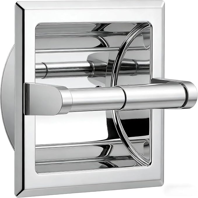 FORIOUS Recessed Toilet Paper Holder, Stainless Steel Durable Tissue Roll by FORIOUS