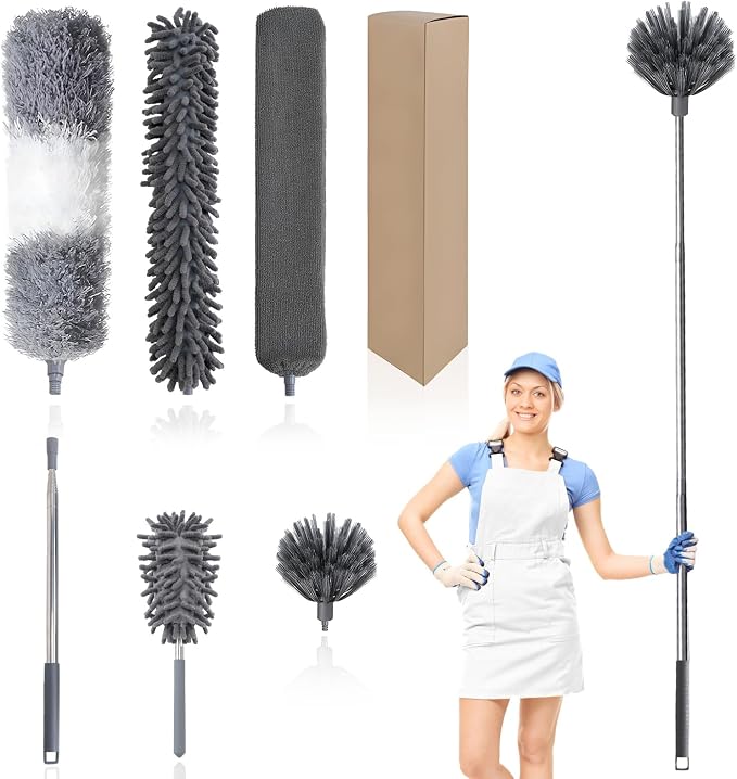 Ceiling Fan Cleaner Duster, Extendable High Duster by VNJOBASMorelifeMoreHappy