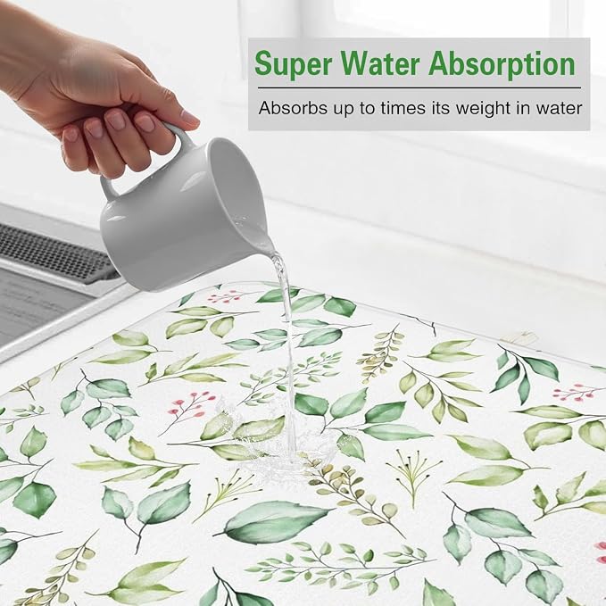 Dish Drying Mat Drainer Pads - Image 2