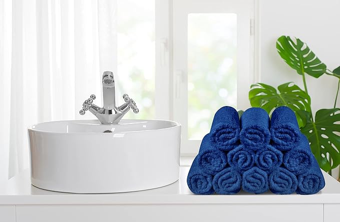 Softolle 100% Cotton Washcloths 24 Pack Soft, Highly Absorbent Washcloth - Image 7