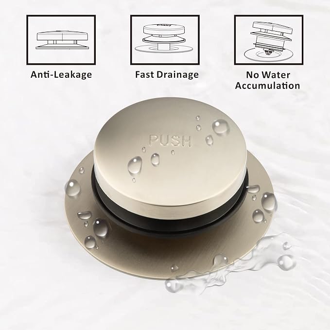 Artiwell Universal Tip Toe Bath Drain Stopper and Cover, Bathtub Drain Stopper - Image 4