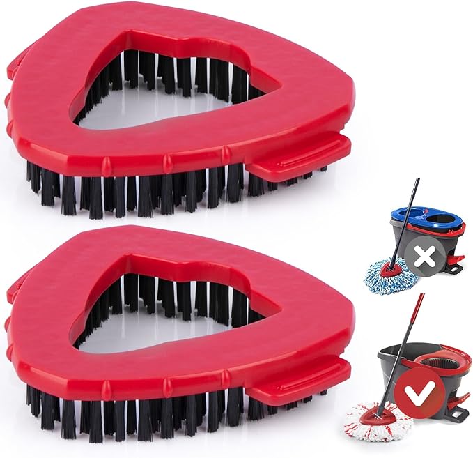 Mop Brush for O-Cedar EasyWring 1 Tank System, Scrubber Brush Replacement Head by Ucoolbe