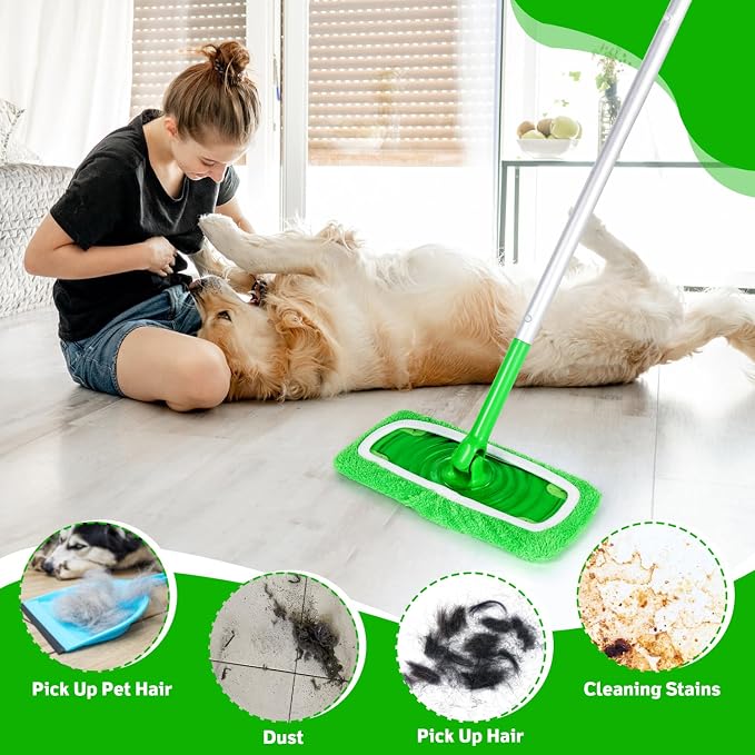 Reusable Microfiber Mop Pads Compatible - Image 6