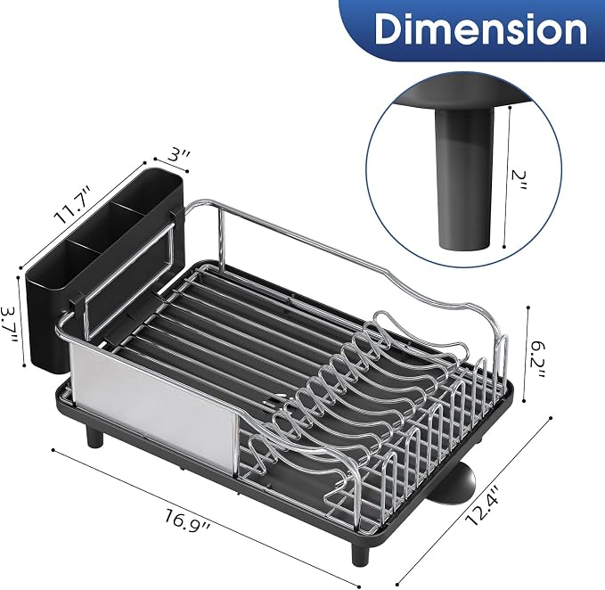 Stainless Steel Dish Drying Rack - Image 7