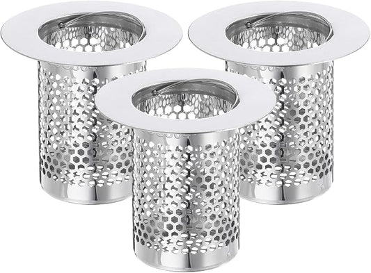 uxcell 4 Pack Shower Drain Strainer, Fit Hole Size from 1.1" to 2" by uxcell
