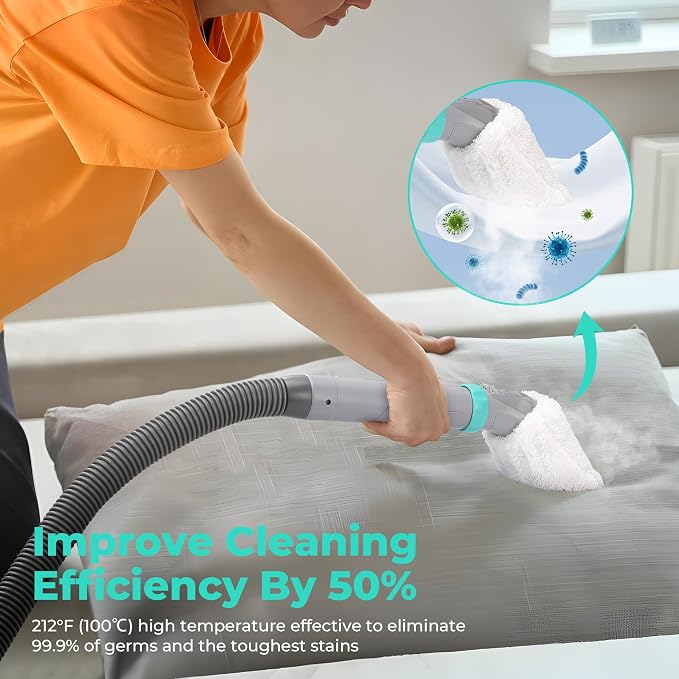 HAUSHOF Steam Portable Carpet and Upholstery Cleaner, Deep Couch Cleaner Machine - Image 3