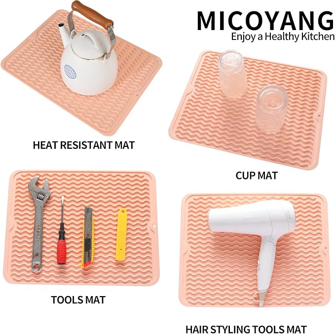 Silicone Dish Drying Mat for Multiple Usage, Easy clean, Eco-friendly, - Image 3