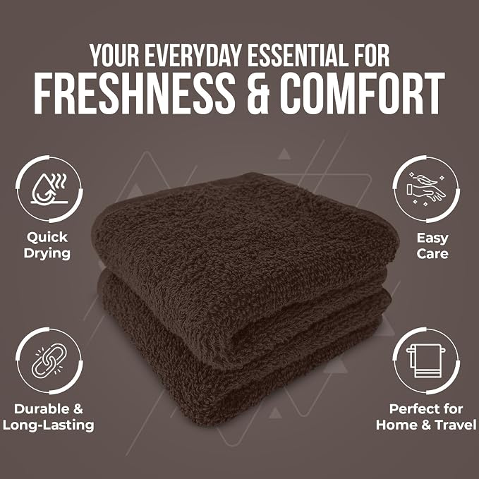 DAN RIVER 12 Pack Wash Cloths for Showering - Image 5