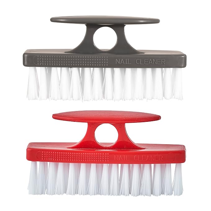 Superio Plastic Bristle Nail Brush, Cleaning Tool by Superio