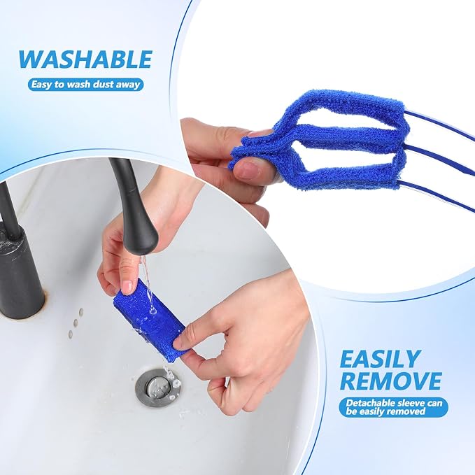 Blind Cleaner Duster Tool, 2 Pack 3 Arms Blind Duster - Image 7