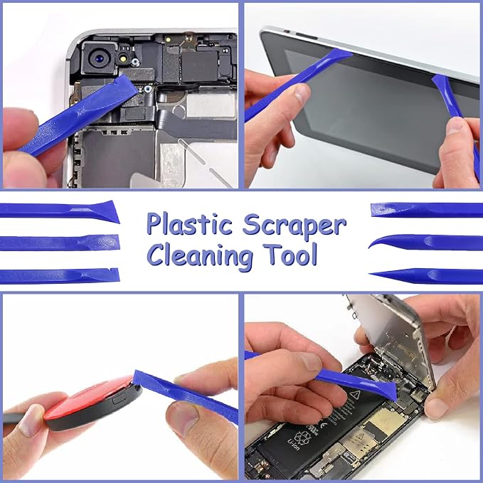 9Pcs Carbon Fiber Scraper Cleaning Tool Non-Scratch Plastic Multi-Purpose Stiff - Image 5