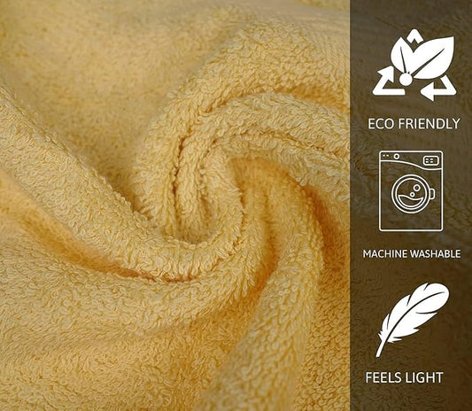ZUPERIA 100% Cotton Bath Wash Cloths 24 Pack - Image 2