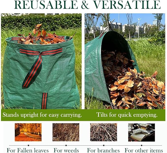 2 Pack Garden Leaf Bags 72 Gallon - Image 5