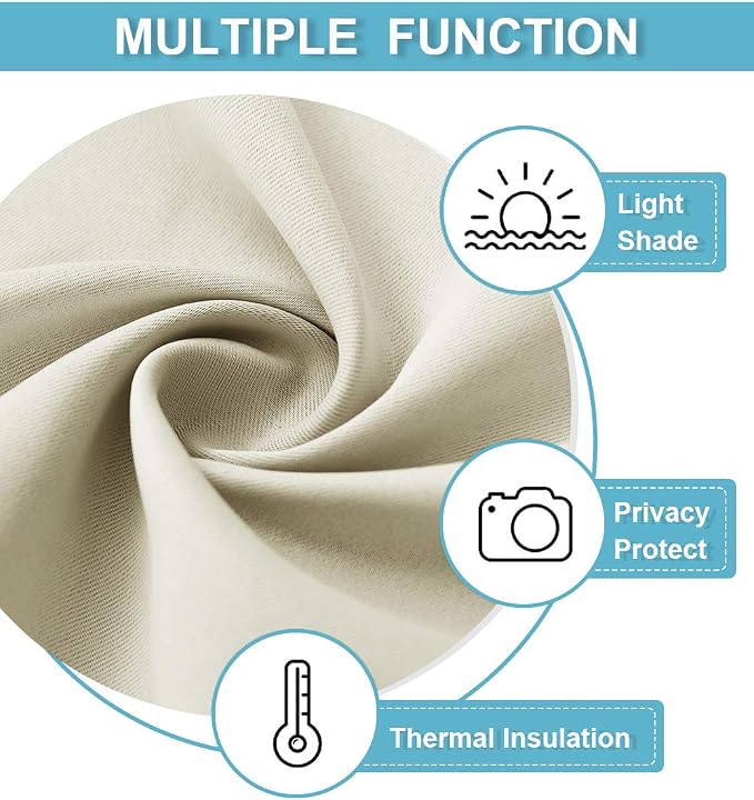 RYB HOME Curtains 84 inch Long - Image 6