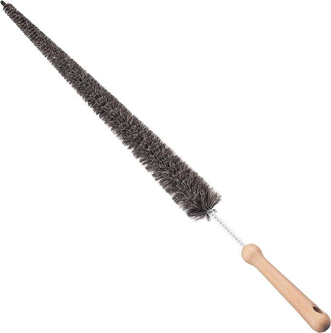 Konex Professional 28-Inch Soft Goat Hair Dryer Lint Brush Vent Cleaner by Konex