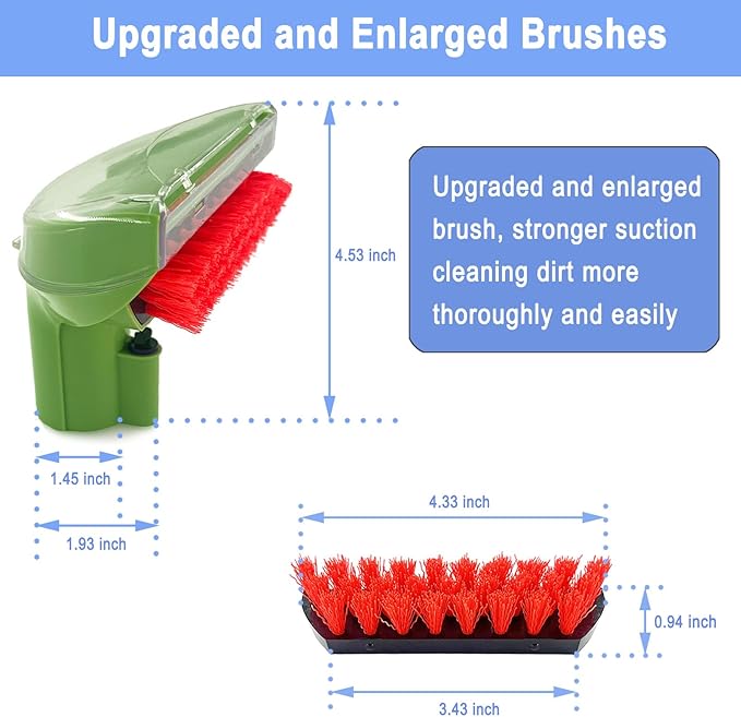 Upgraded 1400B Little Green 5.3" Detachable Tough Stain Brush Tool Replacement - Image 5
