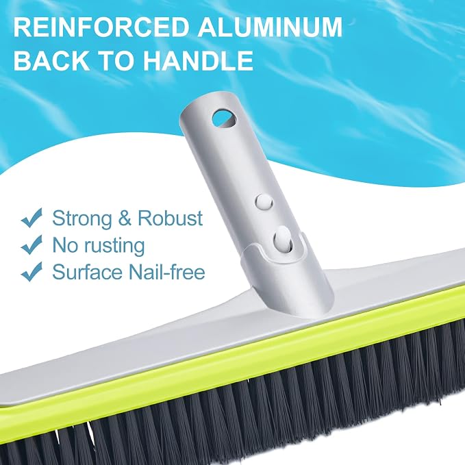 Sepetrel 17.5" Pool Brush Head for Cleaning Walls, Heavy Duty Inground/Above - Image 4