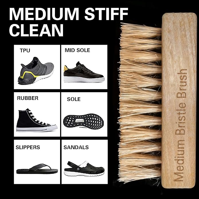 Portable Shoe Cleaning Brush Set of 2 Brushes - Image 2