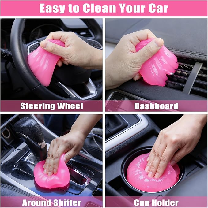 AUTODECO Windshield Cleaner Tool, Detailing Brush, Car Cleaning Kit Interior - Image 5