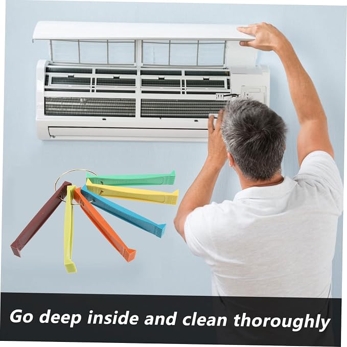 12pcs Air Conditioner Fin Combs Multi Fin Cleaning Brush - Image 3