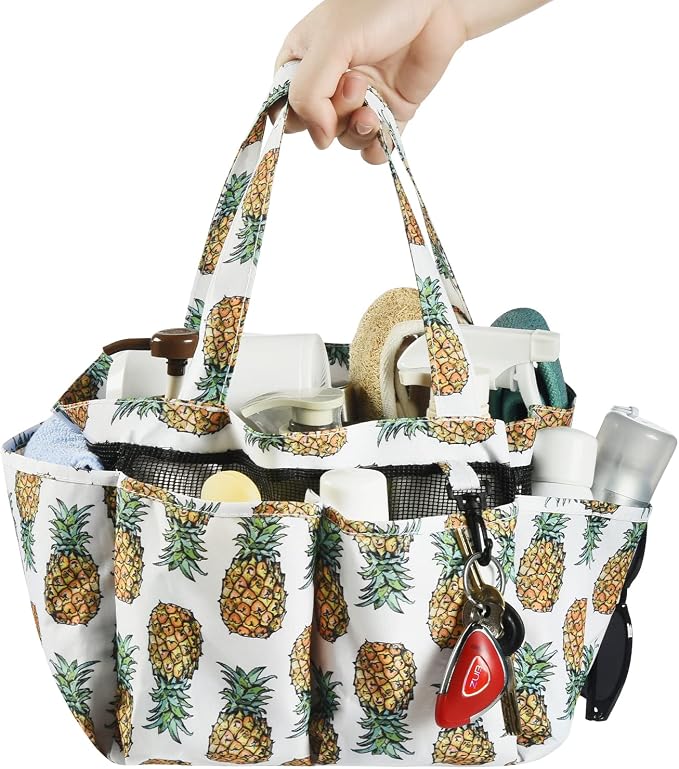 Haundry Portable Mesh Shower Caddy Bag, Large Basket Organizer - Image 6