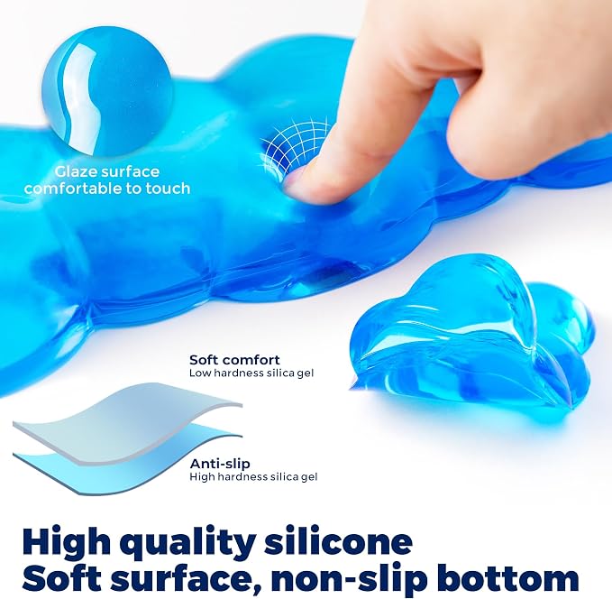 Gel Cloud Keyboard & Mouse Wrist Rest Set - Image 5