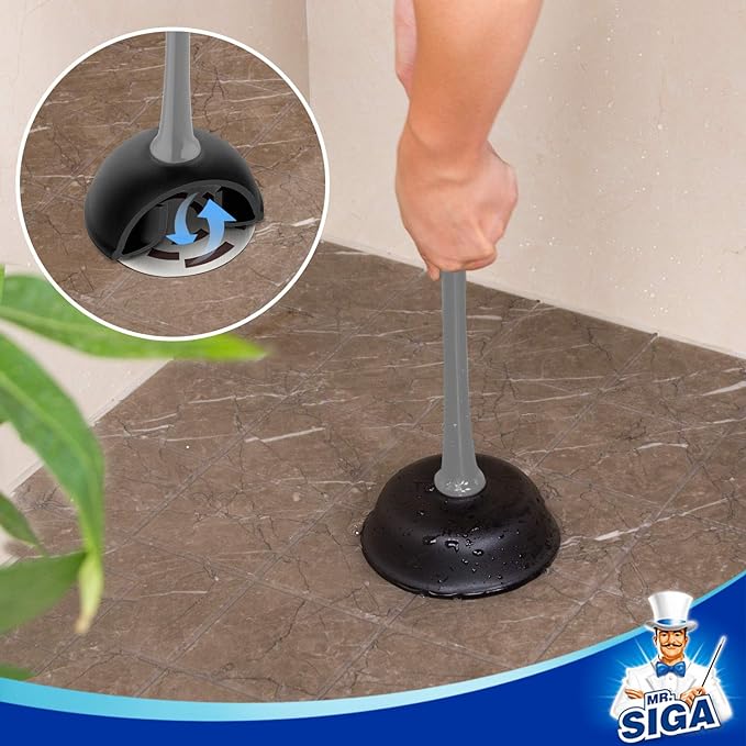 MR.SIGA Toilet Plunger and Bowl Brush Combo - Image 5