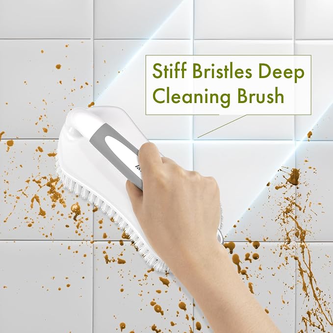 Amazer Scrub Brush for Cleaning Comfort Grip Shower Scrubber Flexible Stiff - Image 6