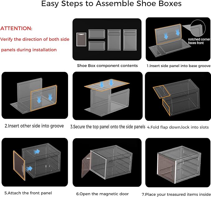 X-Large Stackable Shoe Boxes - Image 2