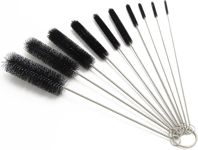 Eboot 10 Pcs 8.2 Inch Tube Cleaning Brushes Nylon Cleaner Brush Long Sink Drain by eBoot