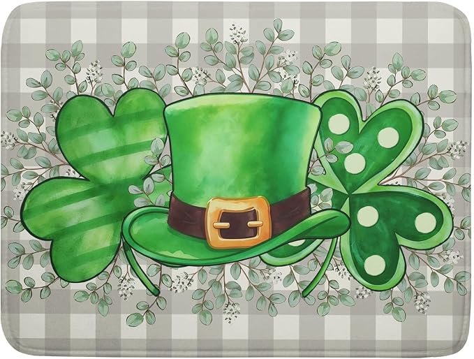 Khope St Patrick's Day Dish Drying Mat by Unknown