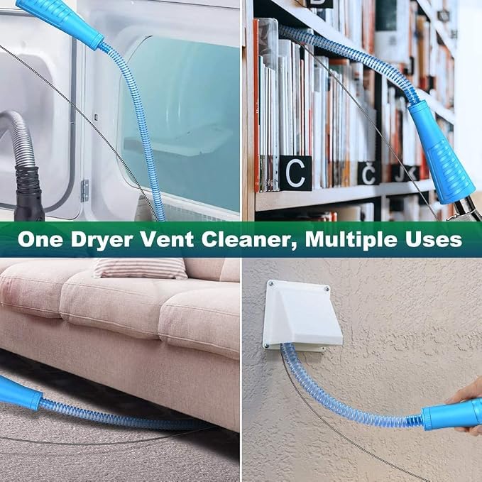 Sealegend 2 Pieces Dryer Vent Cleaner Kit Dryer Lint Vacuum Attachment - Image 4