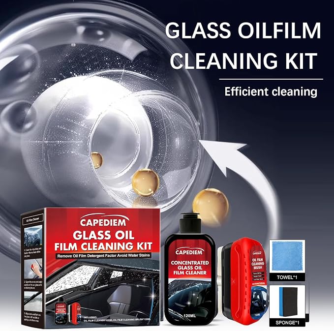CAPEDIEM 2026 NEW Automotive Oil Film Cleaning Brush - Image 7