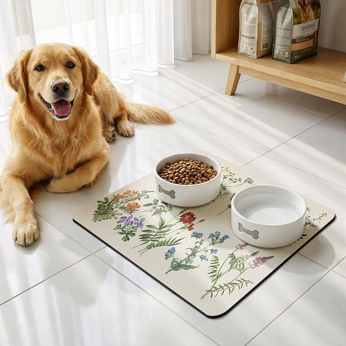 LOKHOM Dish Drying Mat for Kitchen Counter, Dish Drainer Rack Mat for Kitchen - Image 4