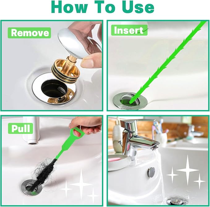 Drain Snake Hair Drain Clog Remover - Image 2