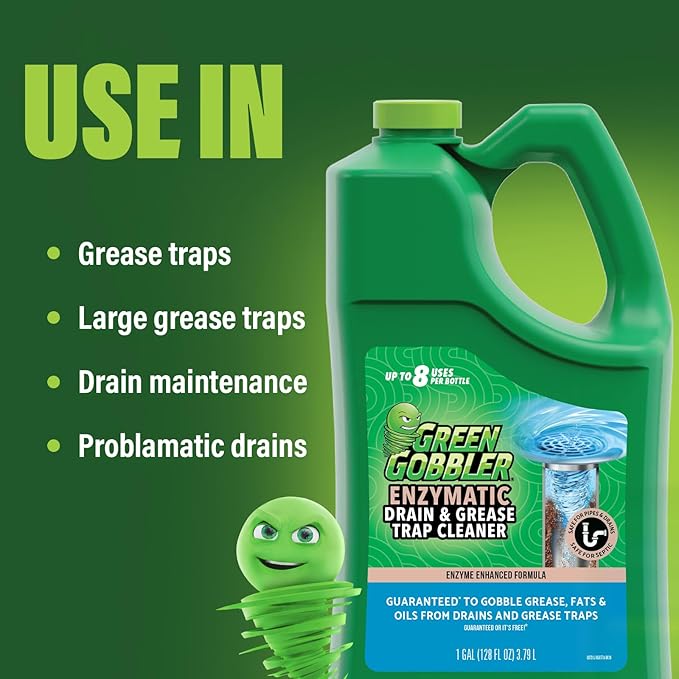 Green Gobbler ENZYMES for Grease Trap & Sewer - Image 3
